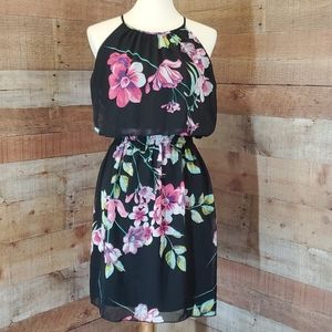 Enfocus Studio floral holter dress
